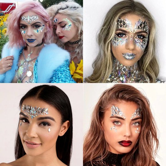 New Face Crystals Stickers Reusable. - Picture 8 of 16